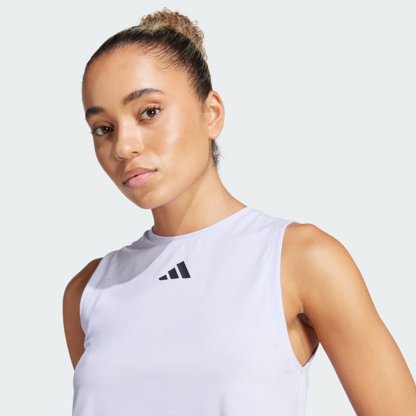 Women's adidas Power 3-Stripes Boxy Tank Top