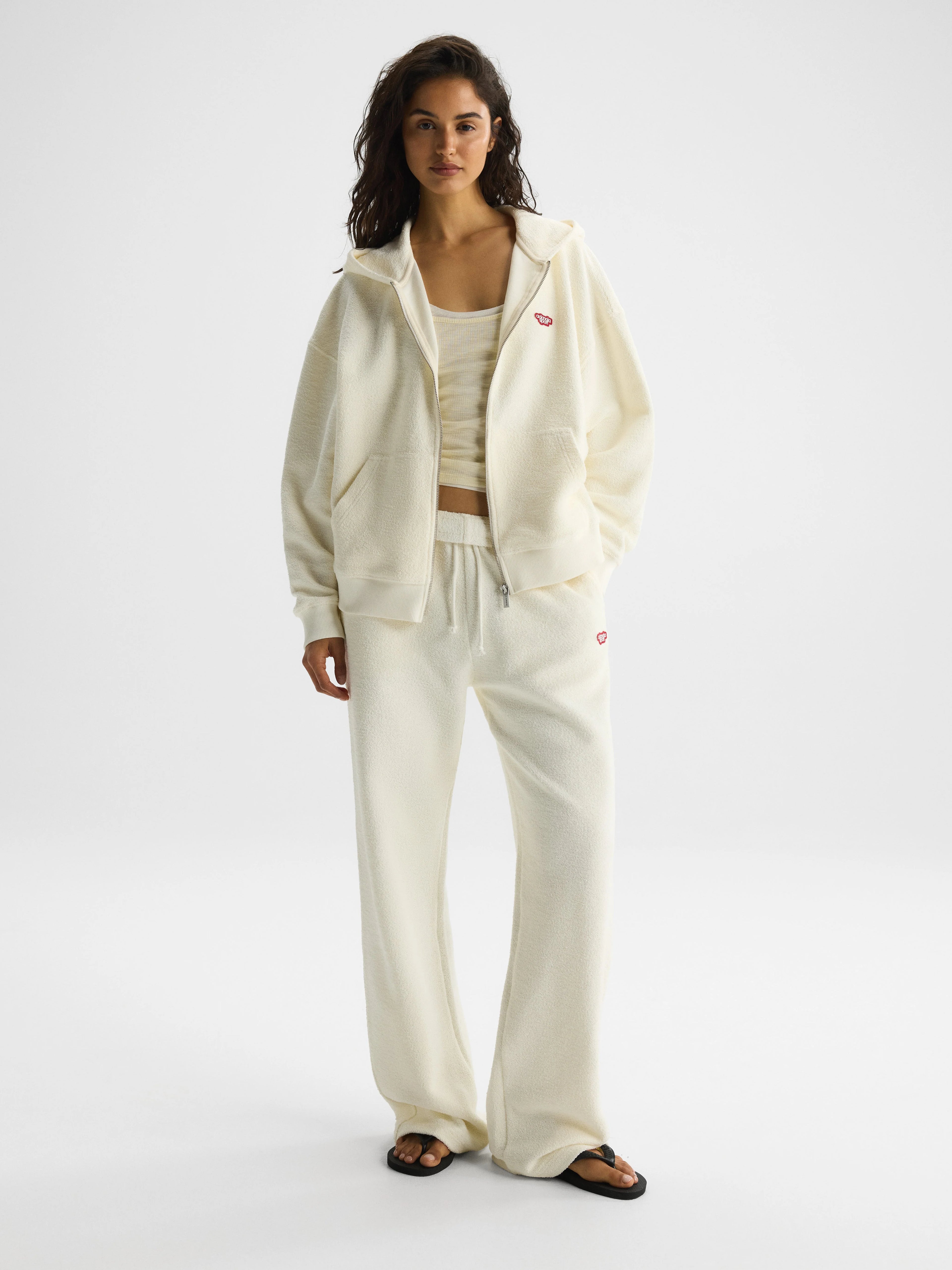 AS Reverse Loopback Straight Leg Sweatpants - Marshmallow White