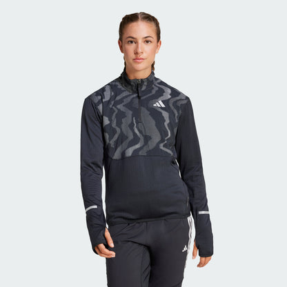 Women's adidas Ultimate Hi Vis Reflective 1/2-Zip Top