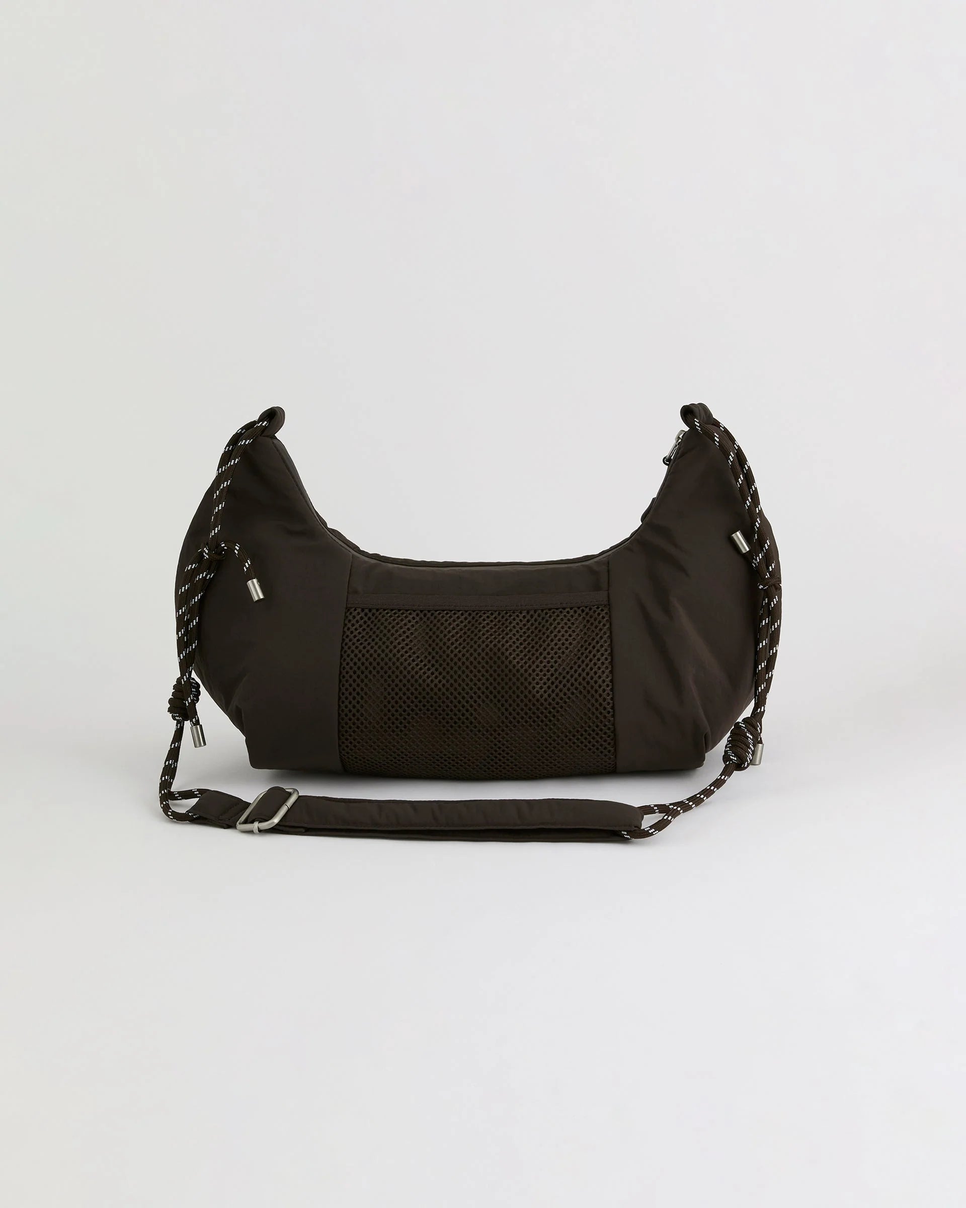 Large Rope Cross Body Bag - Coffee Bean