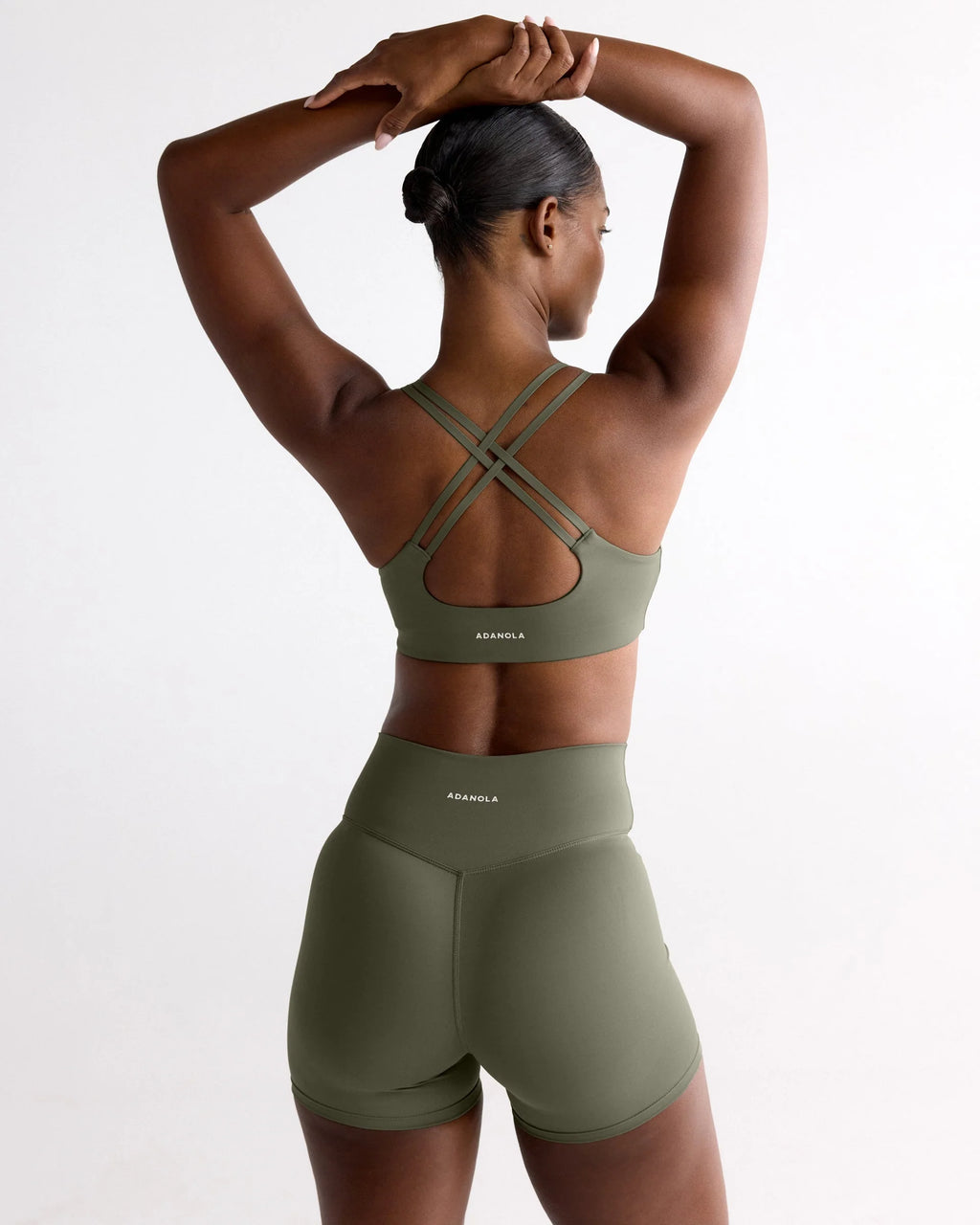 Ultimate Cross Back Bra - Olive Green
