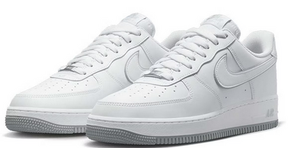 Force 1 '07 Low White Wolf Grey Sole