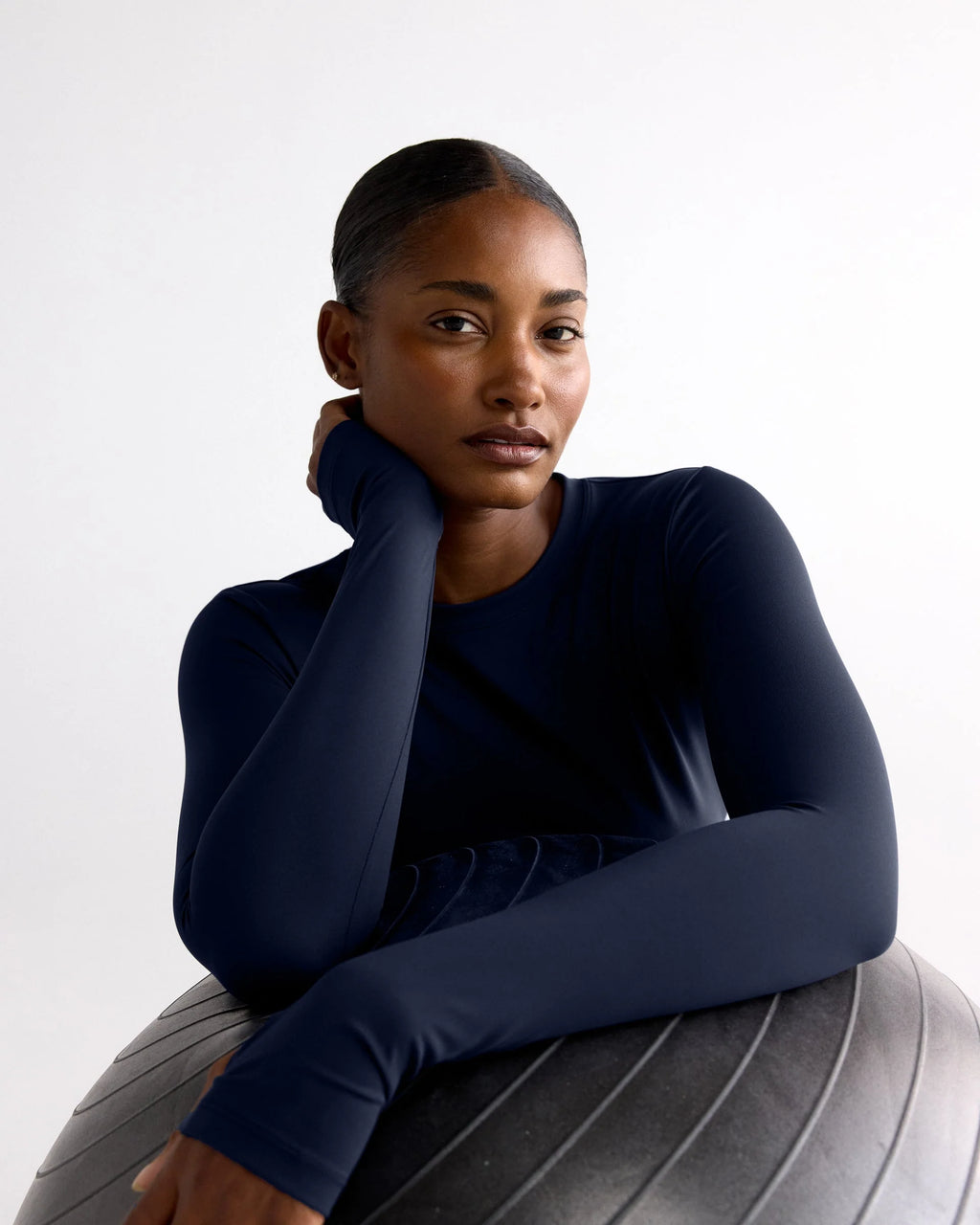 Ultimate Long Sleeve Top - Navy Blue