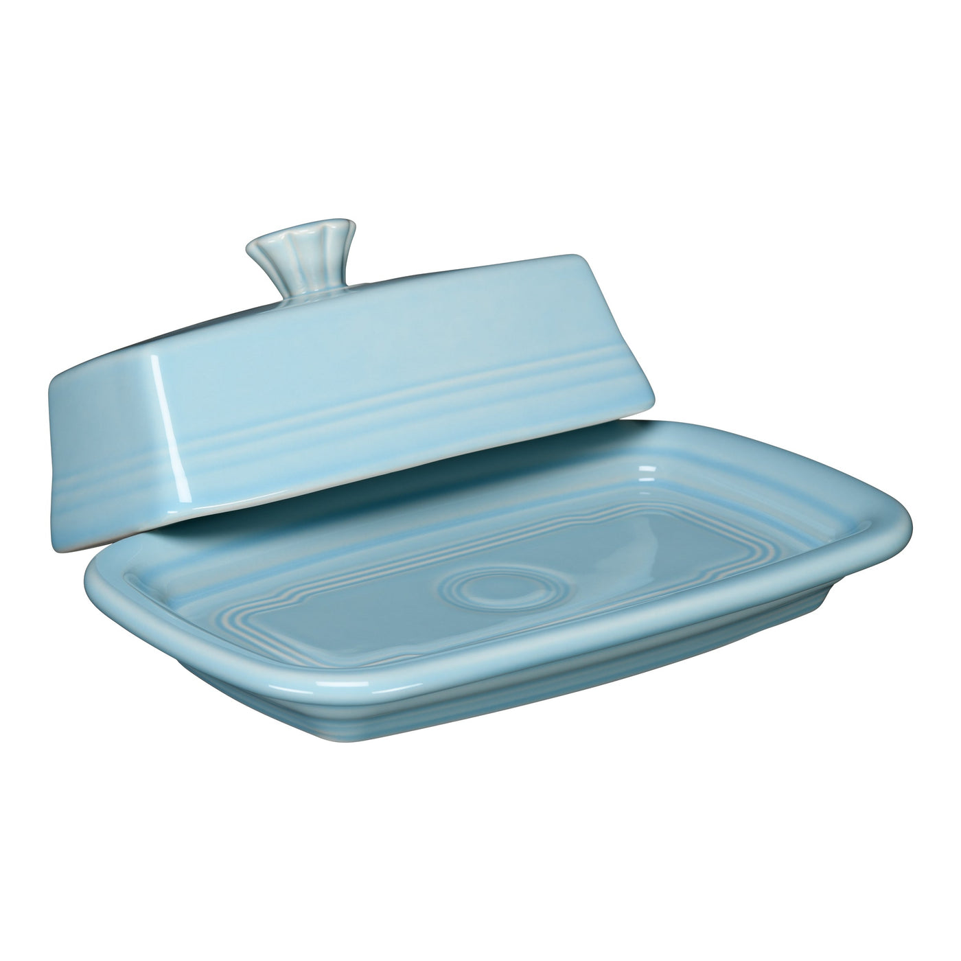 Extra Large Covered Butter Dish 8 1/8 Inch x 5 1/8 Inch