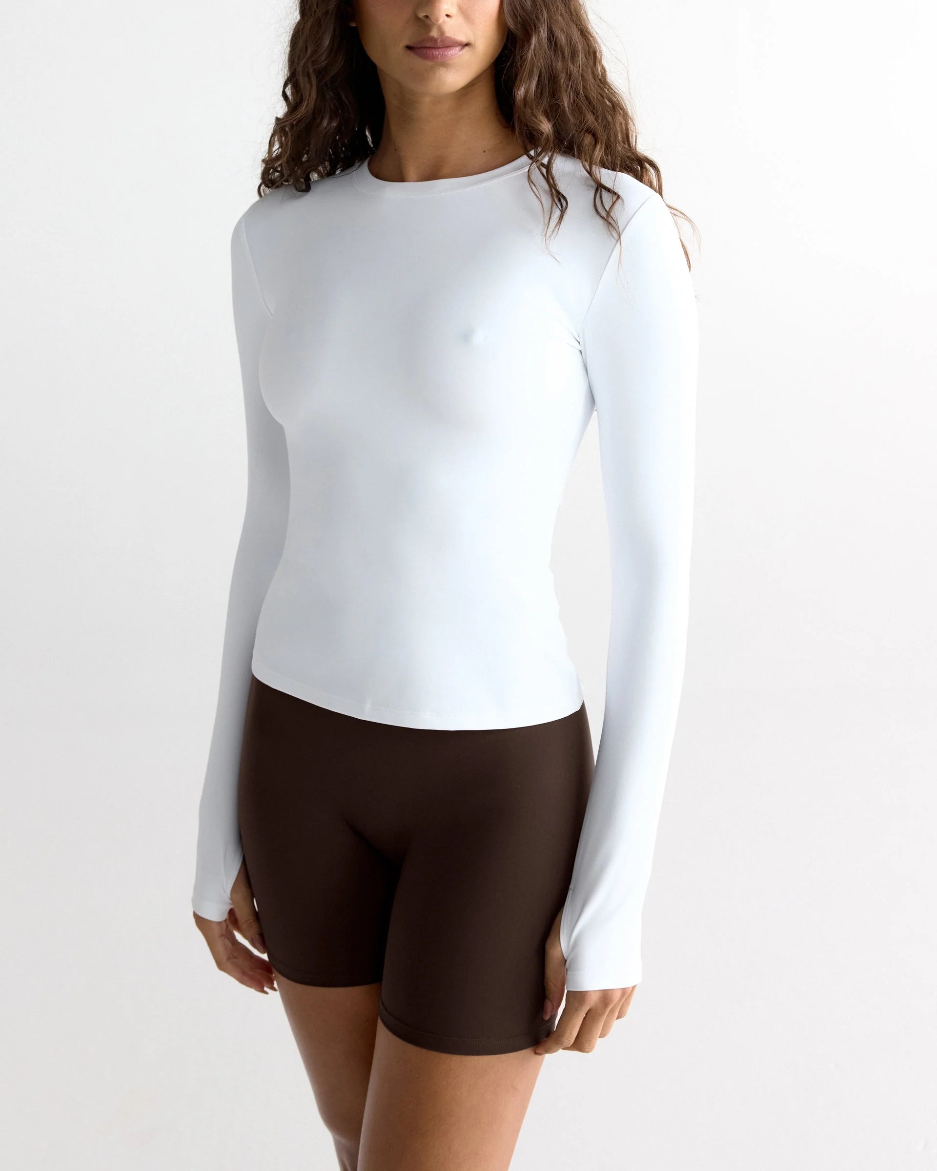 Ultimate Long Sleeve Top - White