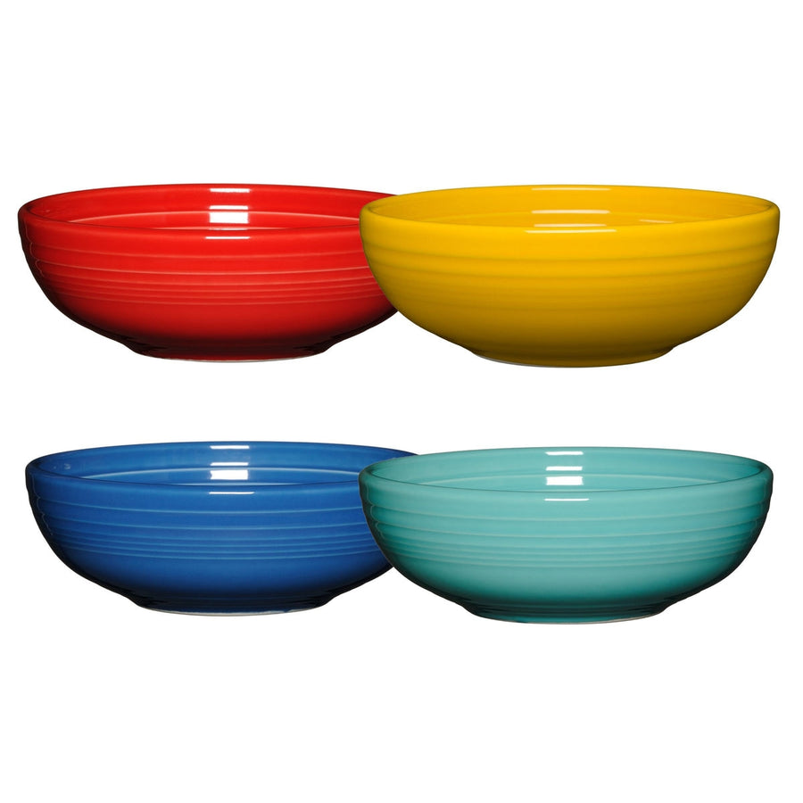 Mixed Vibrant Bistro Coupe 7 5/8-Inch 38OZ Medium Bowls, Set of 4