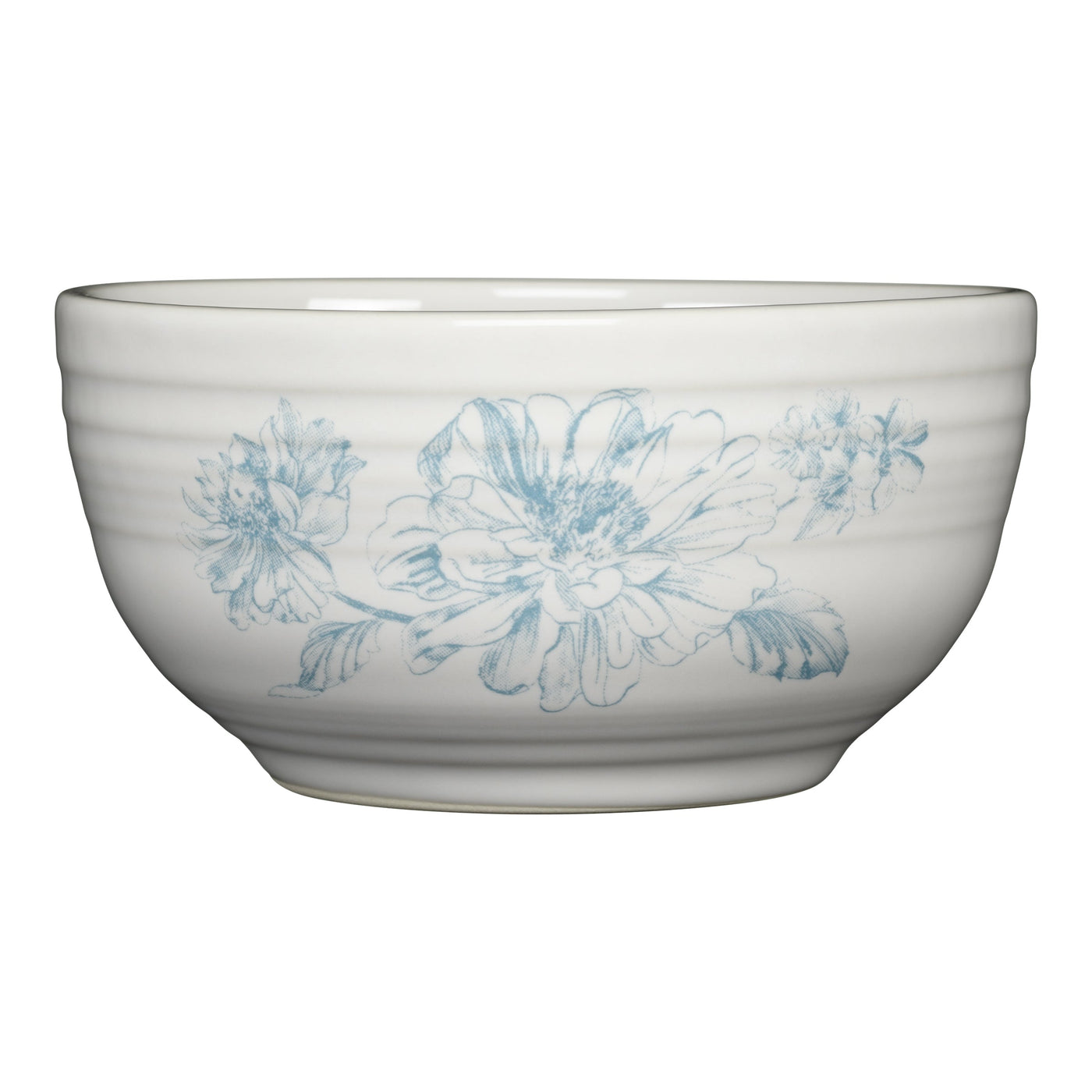 Botanical Floral Sky Bistro Coupe 5 1/2 Inch Cereal Bowl 22 OZ