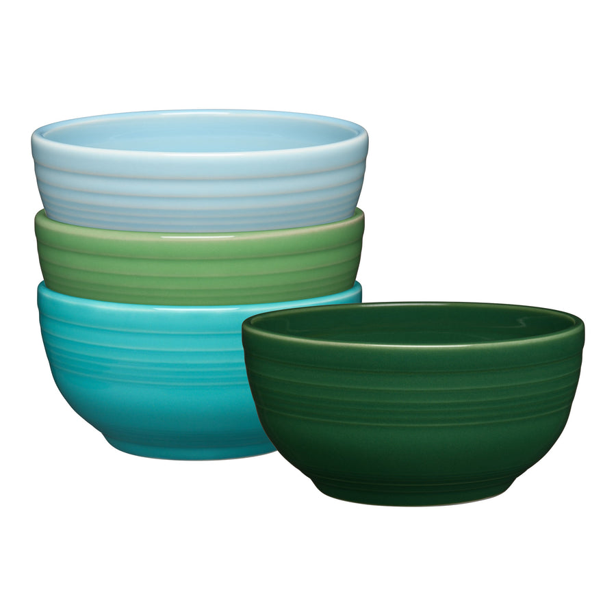 Mixed Aegean Bistro Coupe 5 1/2 Inch Cereal Bowl 22 oz, Set of 4