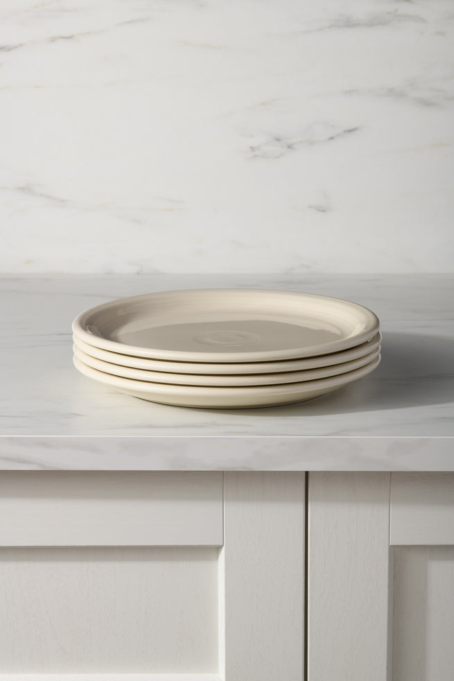 Linen Set of 4 Bistro Coupe 10 1/2 Inch Dinner Plate