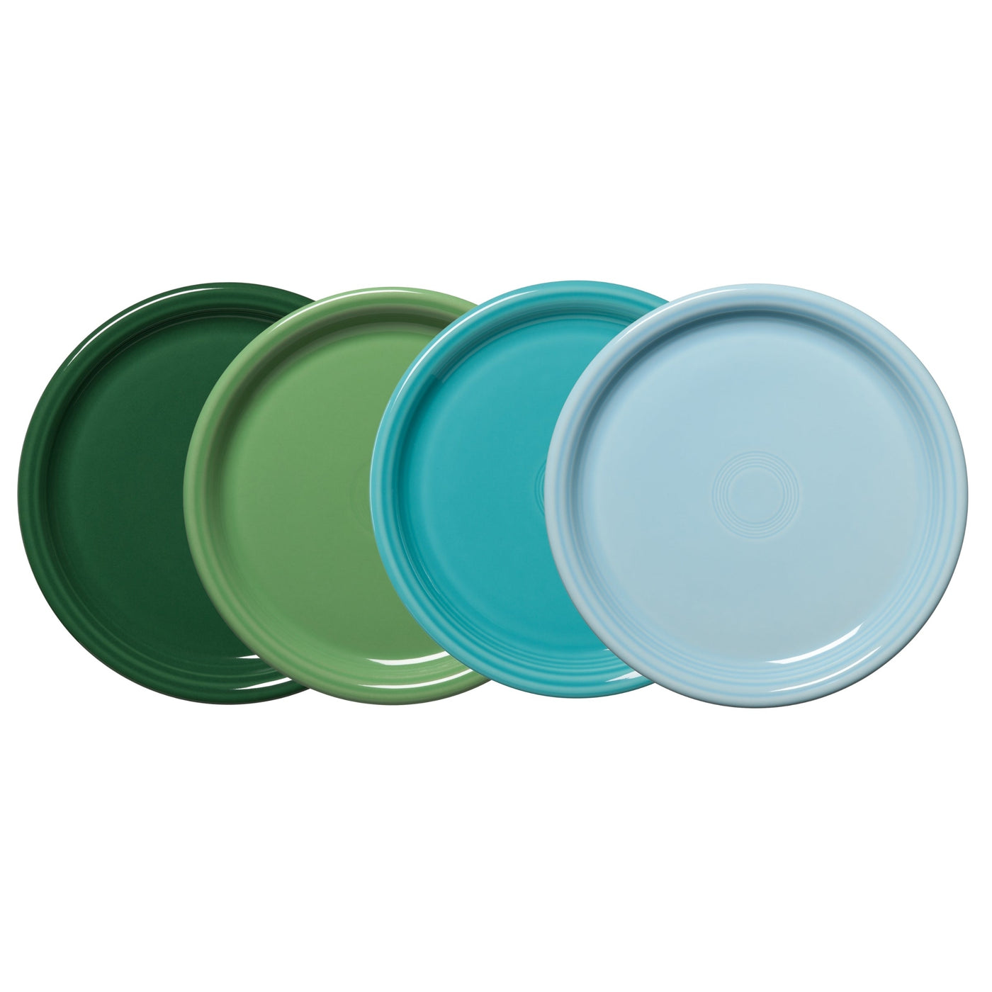 Mixed Aegean Bistro Coupe 10 1/2 Inch Dinner Plate, Set of 4