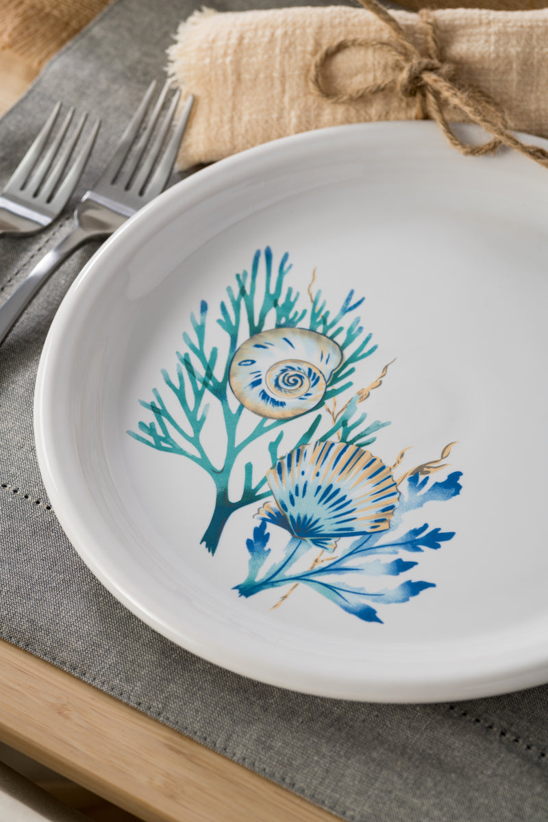 Retired Coastal Shores Bistro Coupe 10 1/2 Inch Dinner Plate