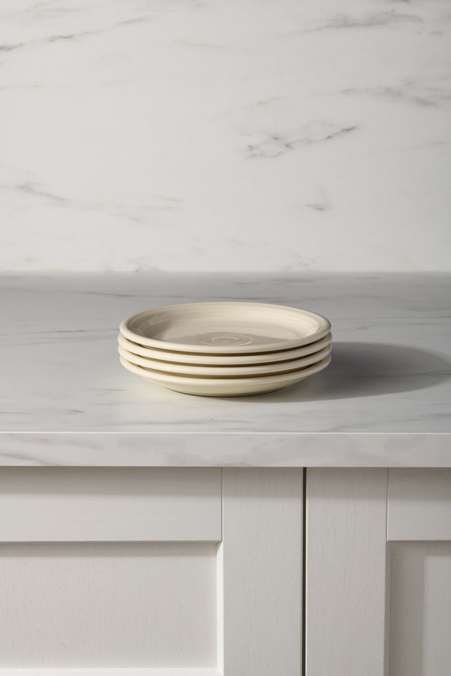 Linen Set of 4 Bistro Coupe 7 1/4 Inch Salad Plate