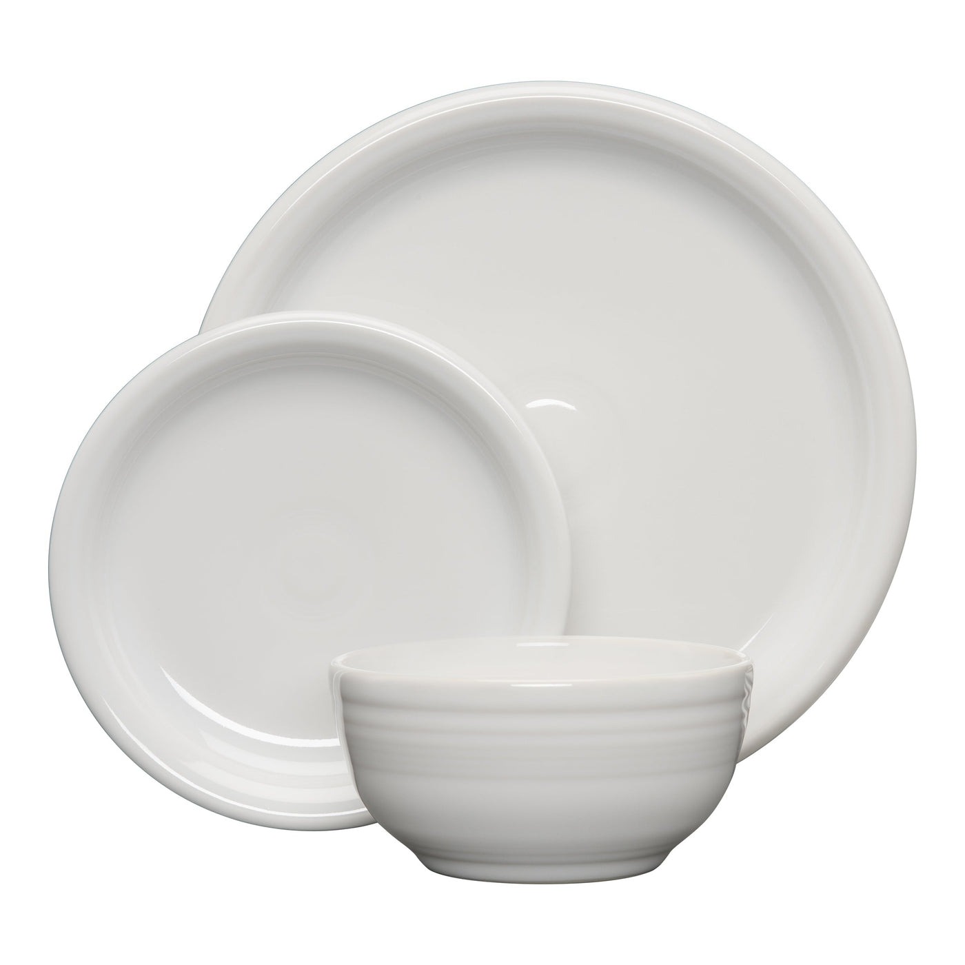 Bistro Coupe 3-Piece Dinnerware Set, Service for 1