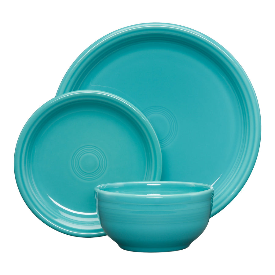 Bistro Coupe 3-Piece Dinnerware Set, Service for 1