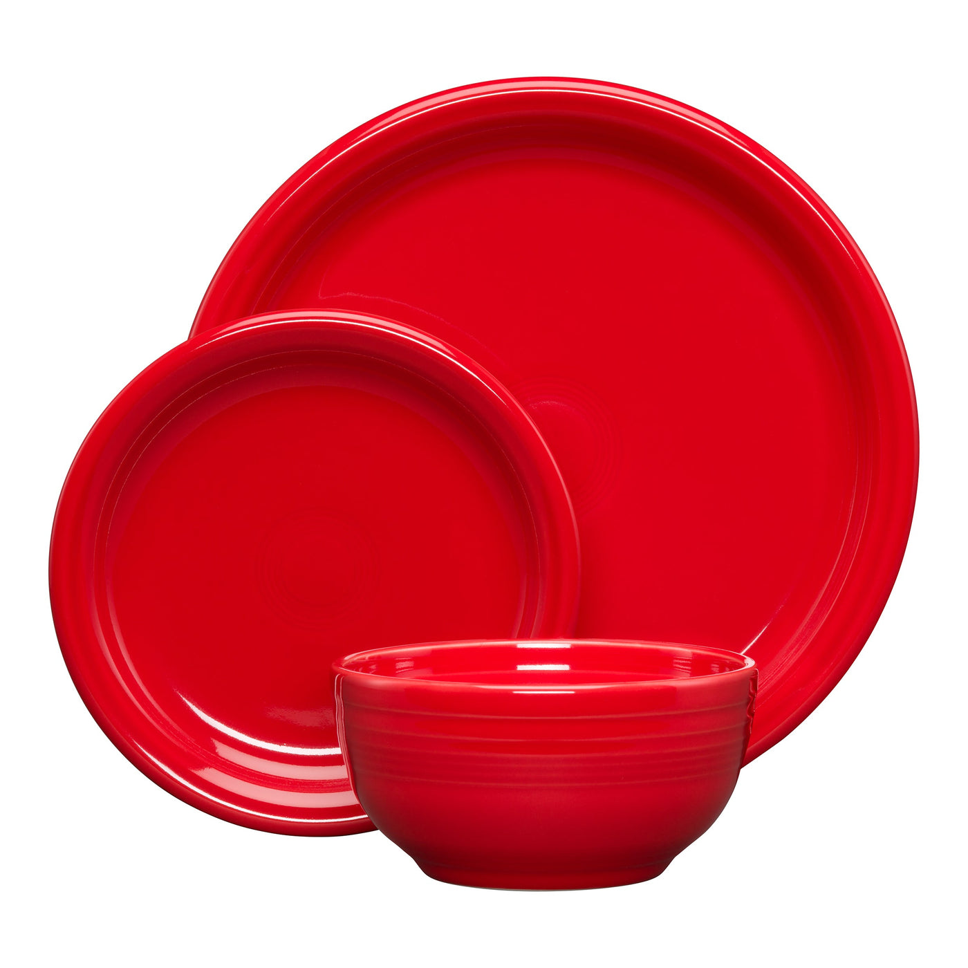 Bistro Coupe 3-Piece Dinnerware Set, Service for 1