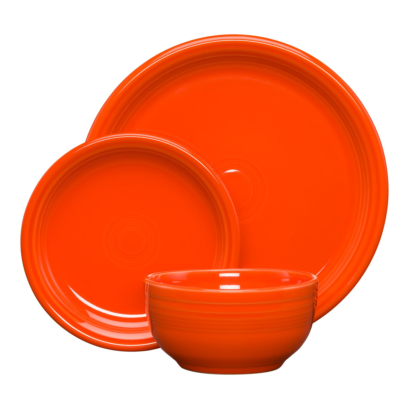 Bistro Coupe 3-Piece Dinnerware Set, Service for 1