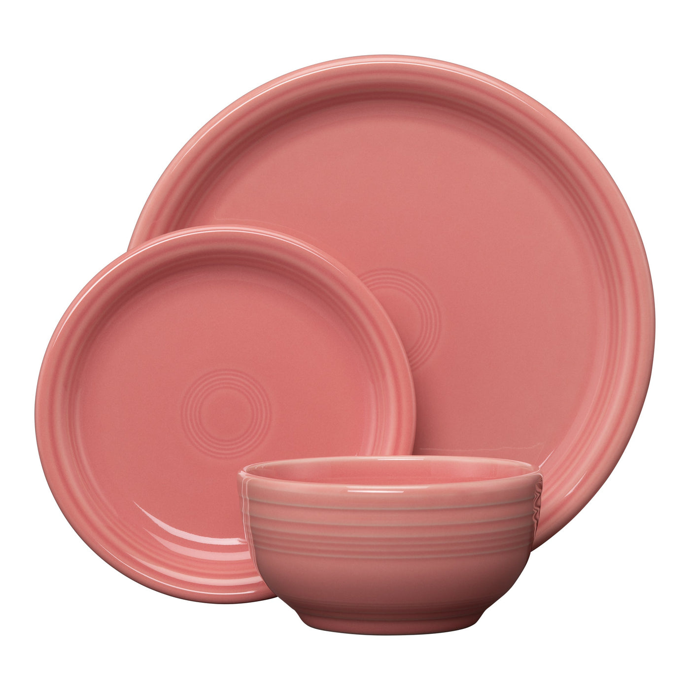 Bistro Coupe 3-Piece Dinnerware Set, Service for 1