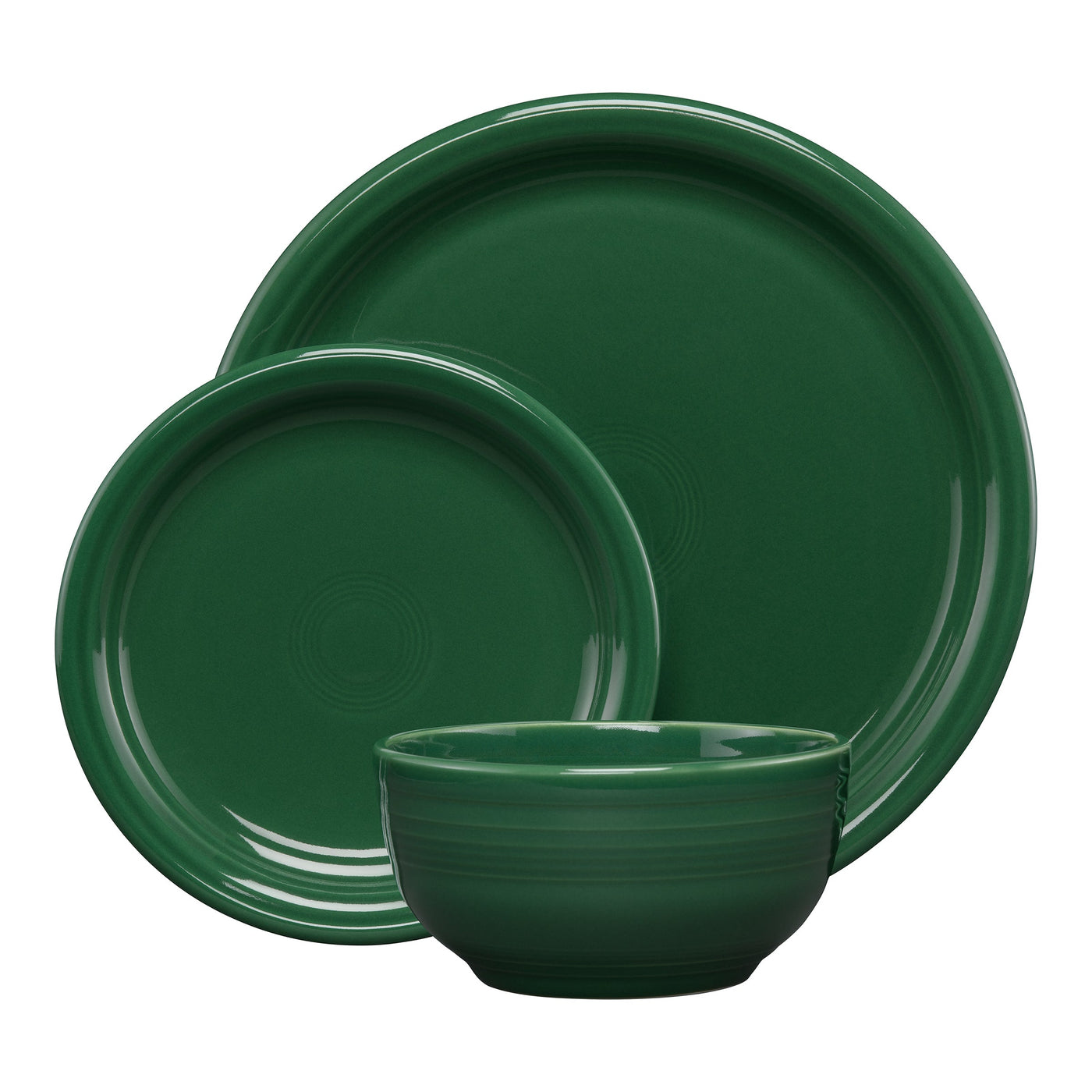 Bistro Coupe 3-Piece Dinnerware Set, Service for 1