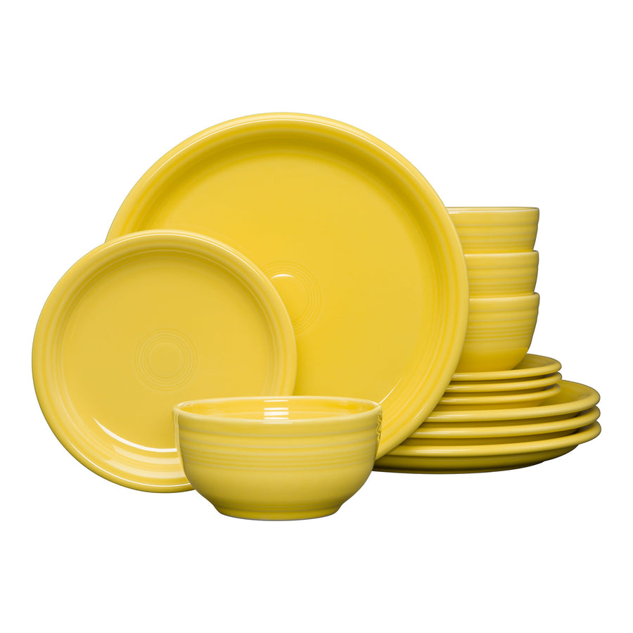 Retired Bistro Coupe 12-Piece Dinnerware Set, Service for 4