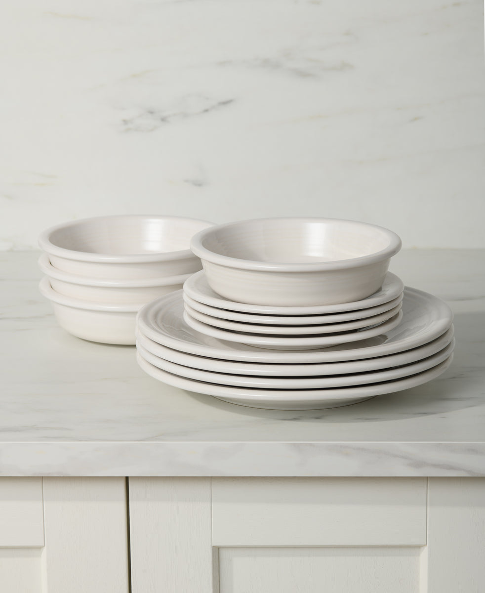 Classic Rim 12-Piece Dinnerware Set, Service for 4