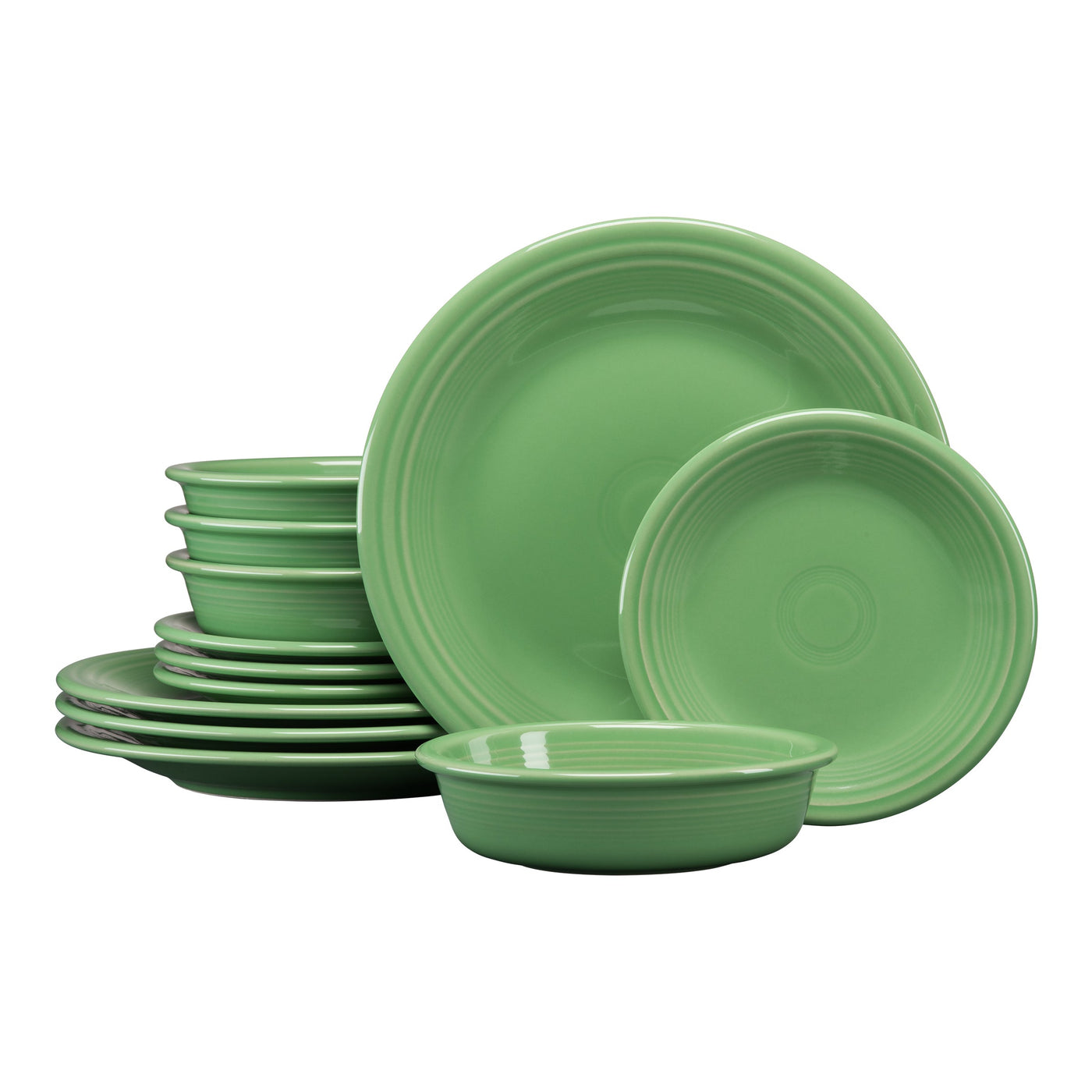 Classic Rim 12-Piece Dinnerware Set, Service for 4