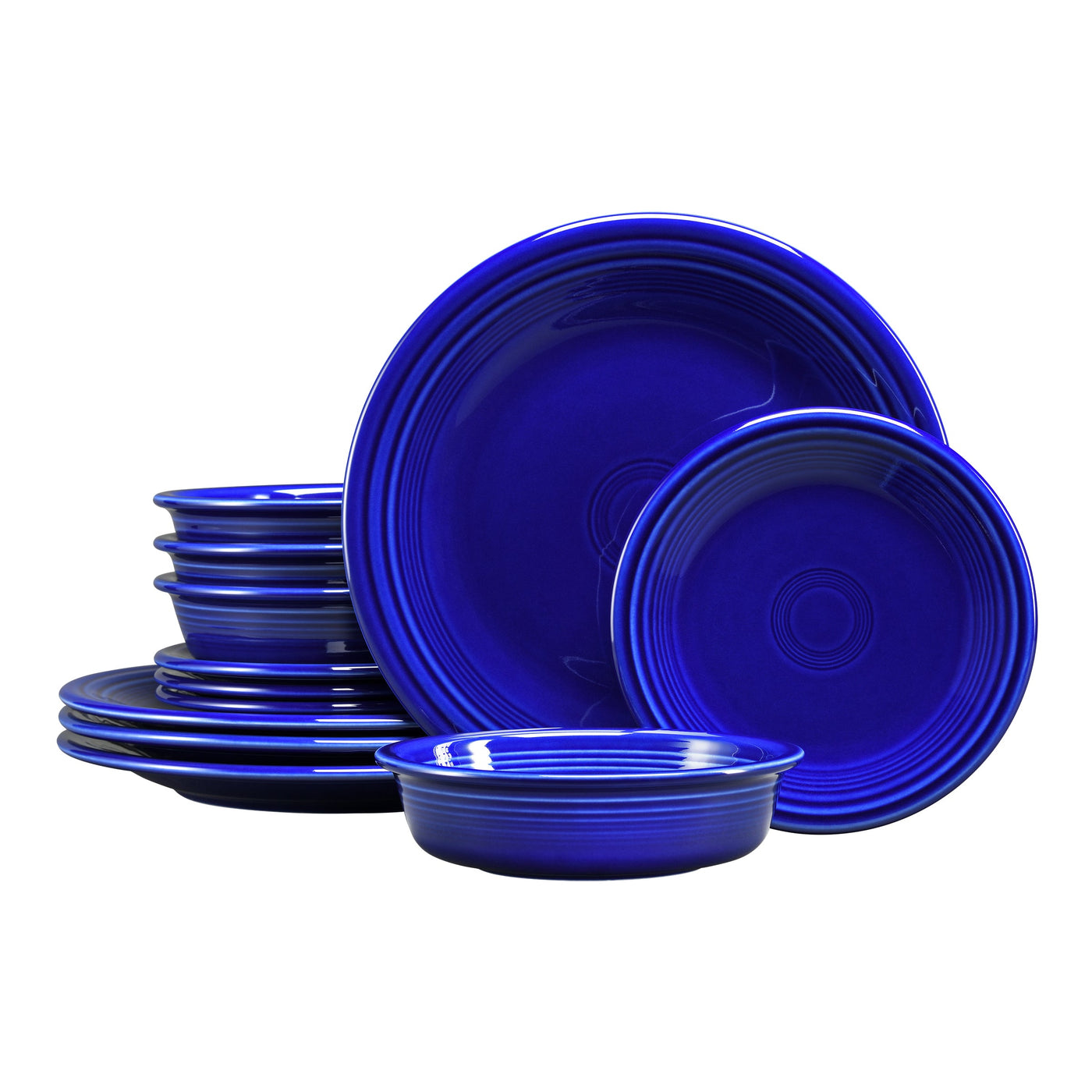 Retired Classic Rim 12-Piece Dinnerware Set, Service for 4
