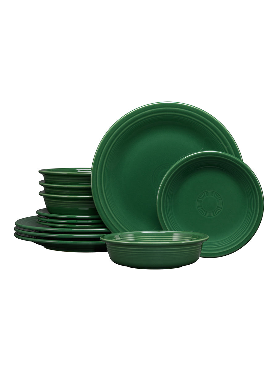 Classic Rim 12-Piece Dinnerware Set, Service for 4