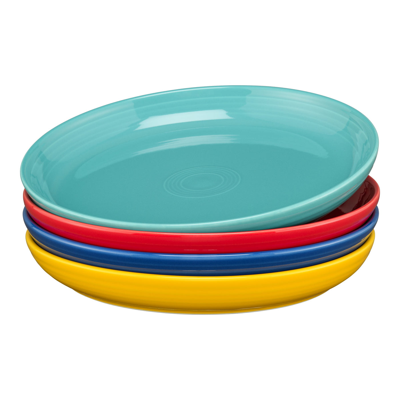 Mixed Vibrant Coupe 10 3/8 Inch Dinner Bowl 40 OZ, Set of 4