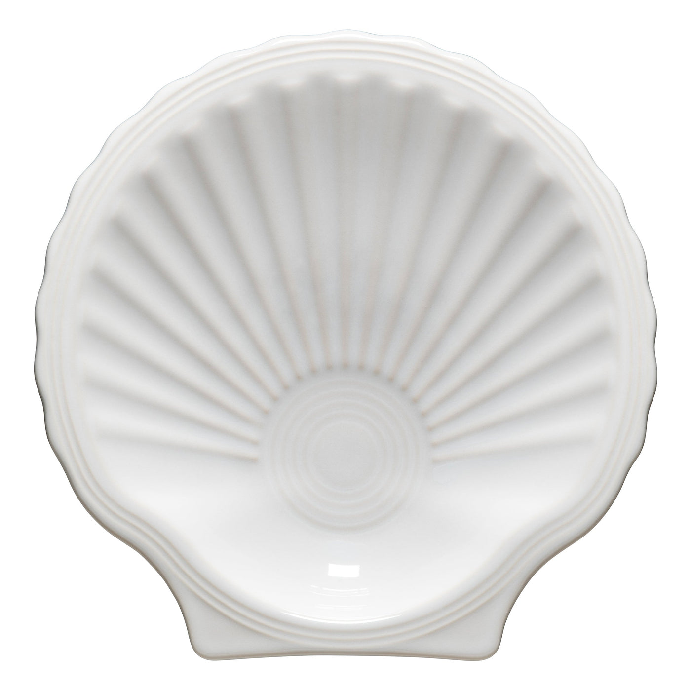 Retired Shell Shaped Plate 8 1/4 Inch
