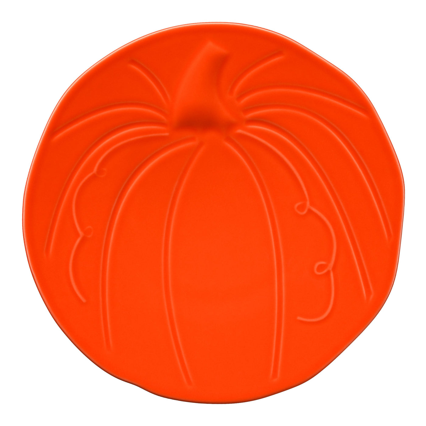 Pumpkin Shaped Plate 8 1/2 Inch