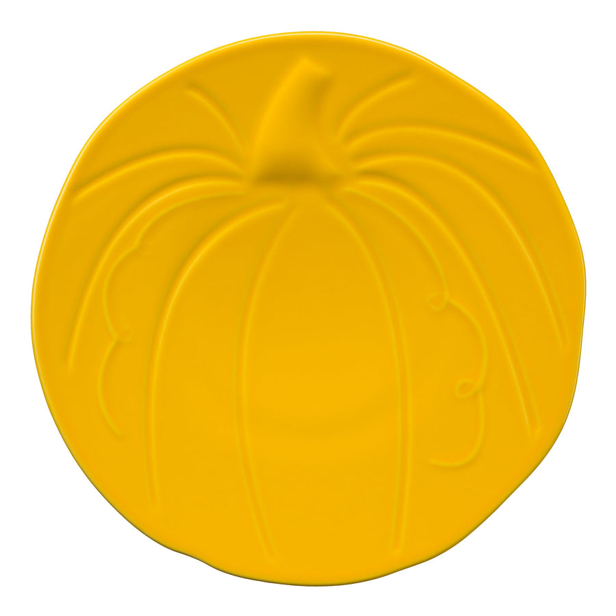 Pumpkin Shaped Plate 8 1/2 Inch