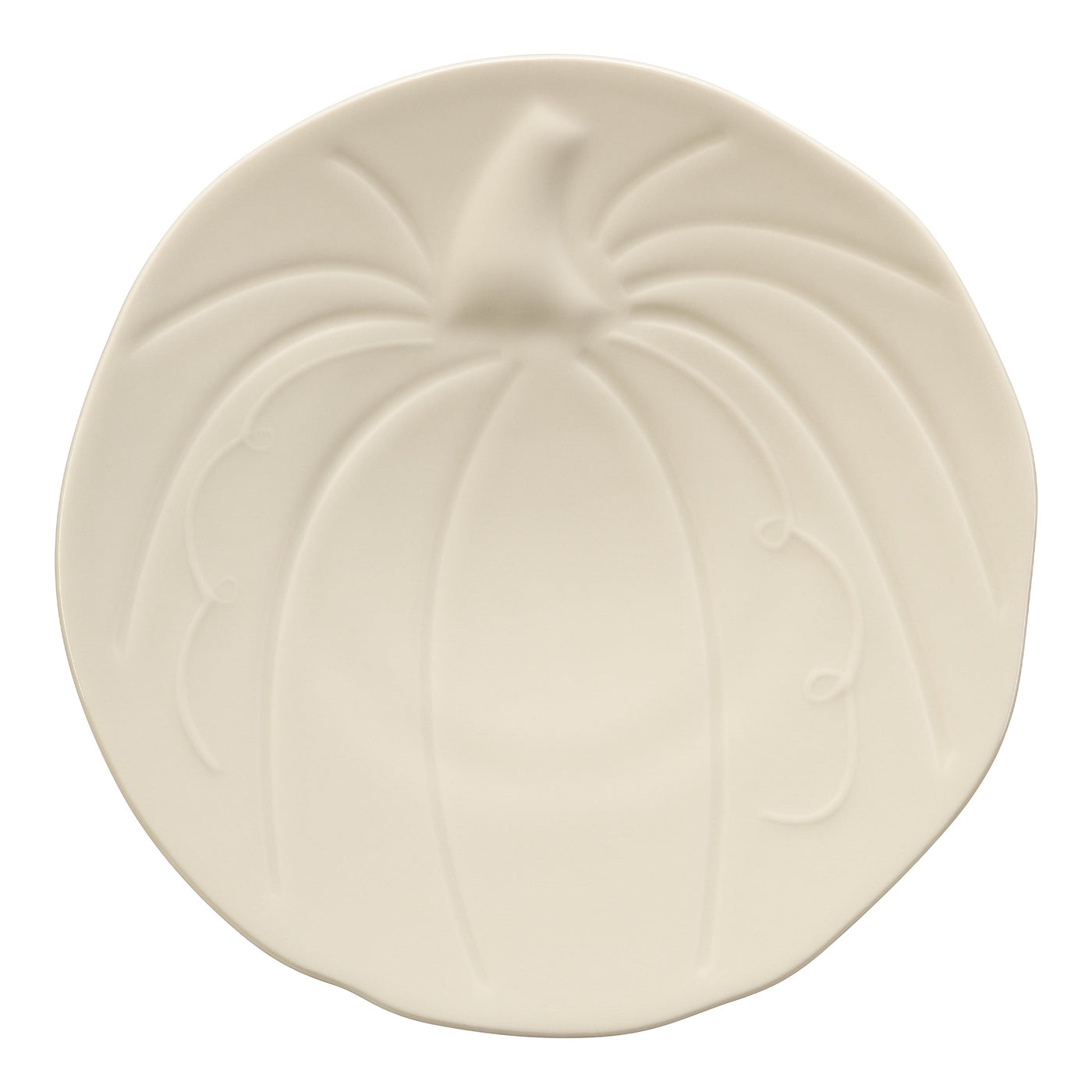Pumpkin Shaped Plate 8 1/2 Inch