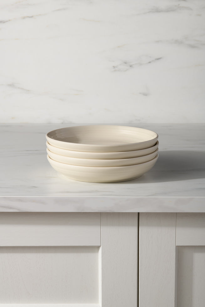 Linen Coupe 8 1/2 Inch Luncheon Bowl 26 OZ, Set of 4