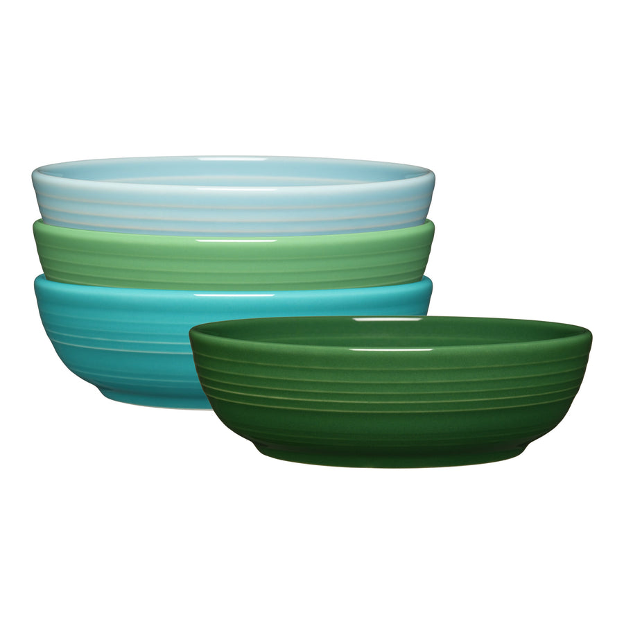 Mixed Aegean Coupe 6 3/4 Inch Salad Bowl 24 OZ, Set of 4