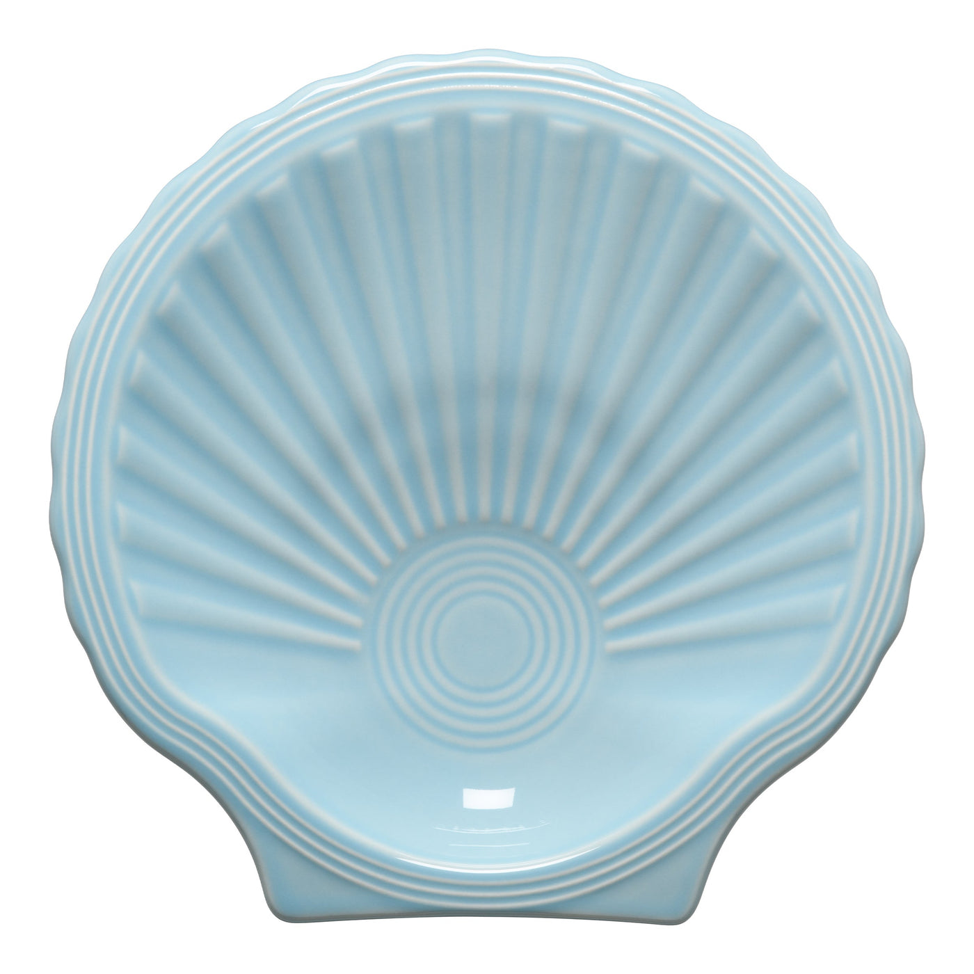 Retired Shell Shaped Plate 8 1/4 Inch