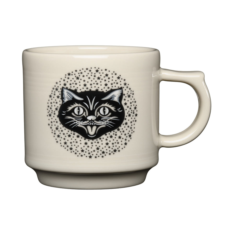 Black Cat Linen 16 OZ Stackable Mug