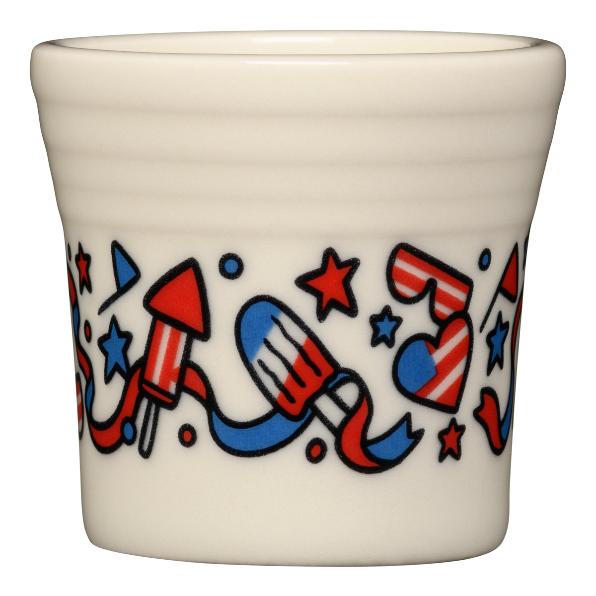 4th of July 1 1/2, OZ Ceramic Shot Glass