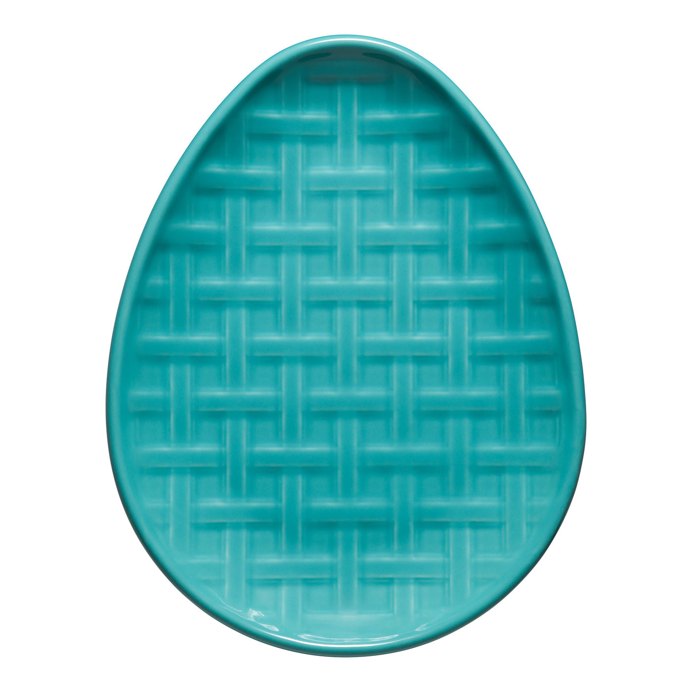 Retired Embossed Egg Shaped Plate 10 Inch
