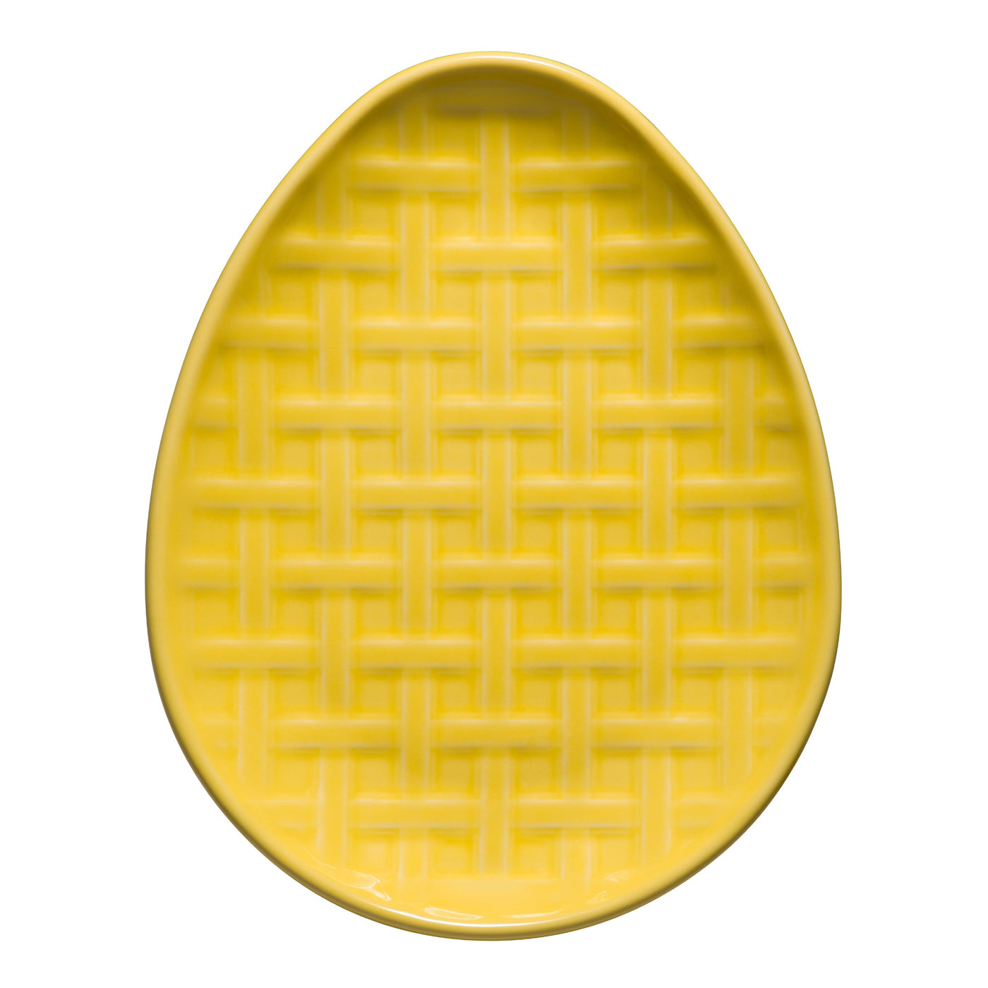 Retired Embossed Egg Shaped Plate 10 Inch