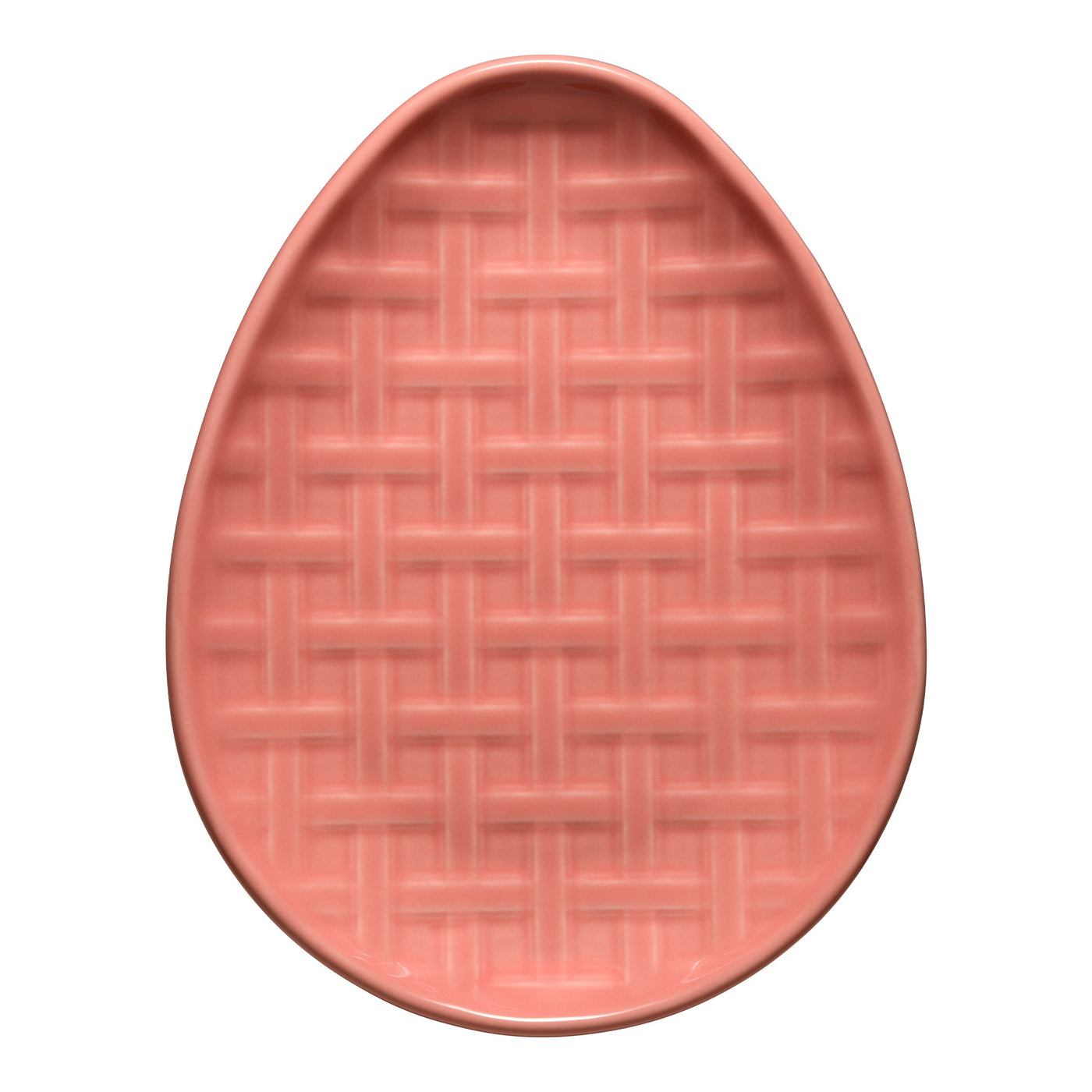Retired Embossed Egg Shaped Plate 10 Inch