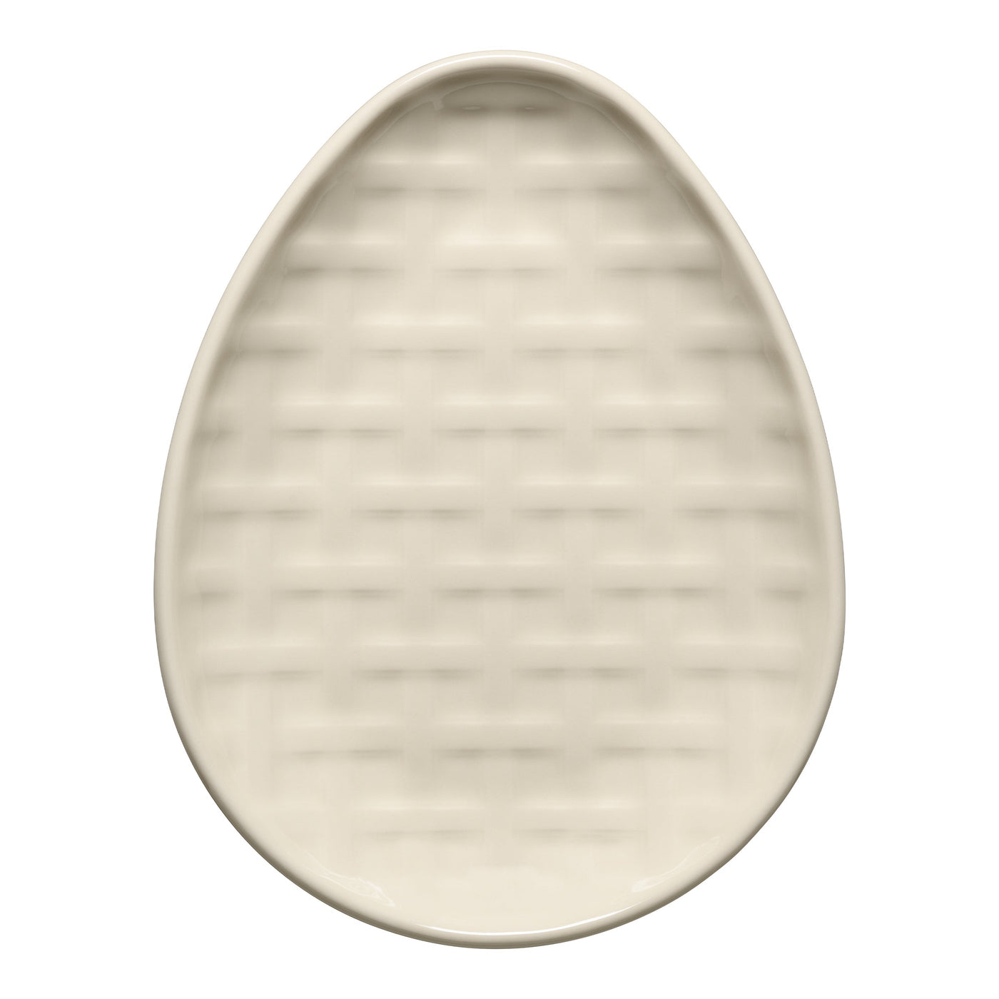 Retired Embossed Egg Shaped Plate 10 Inch