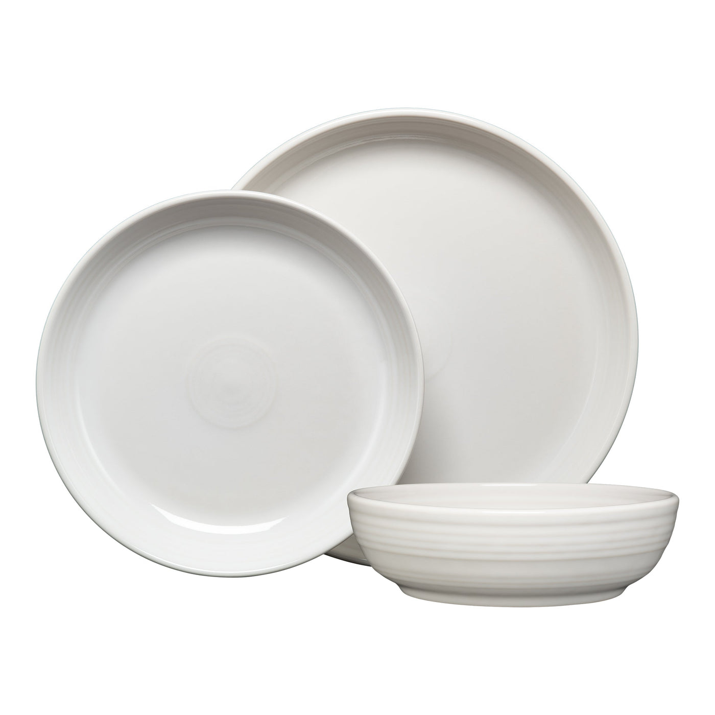 Coupe Bowl 3-Piece Dinnerware Set, Service for 1