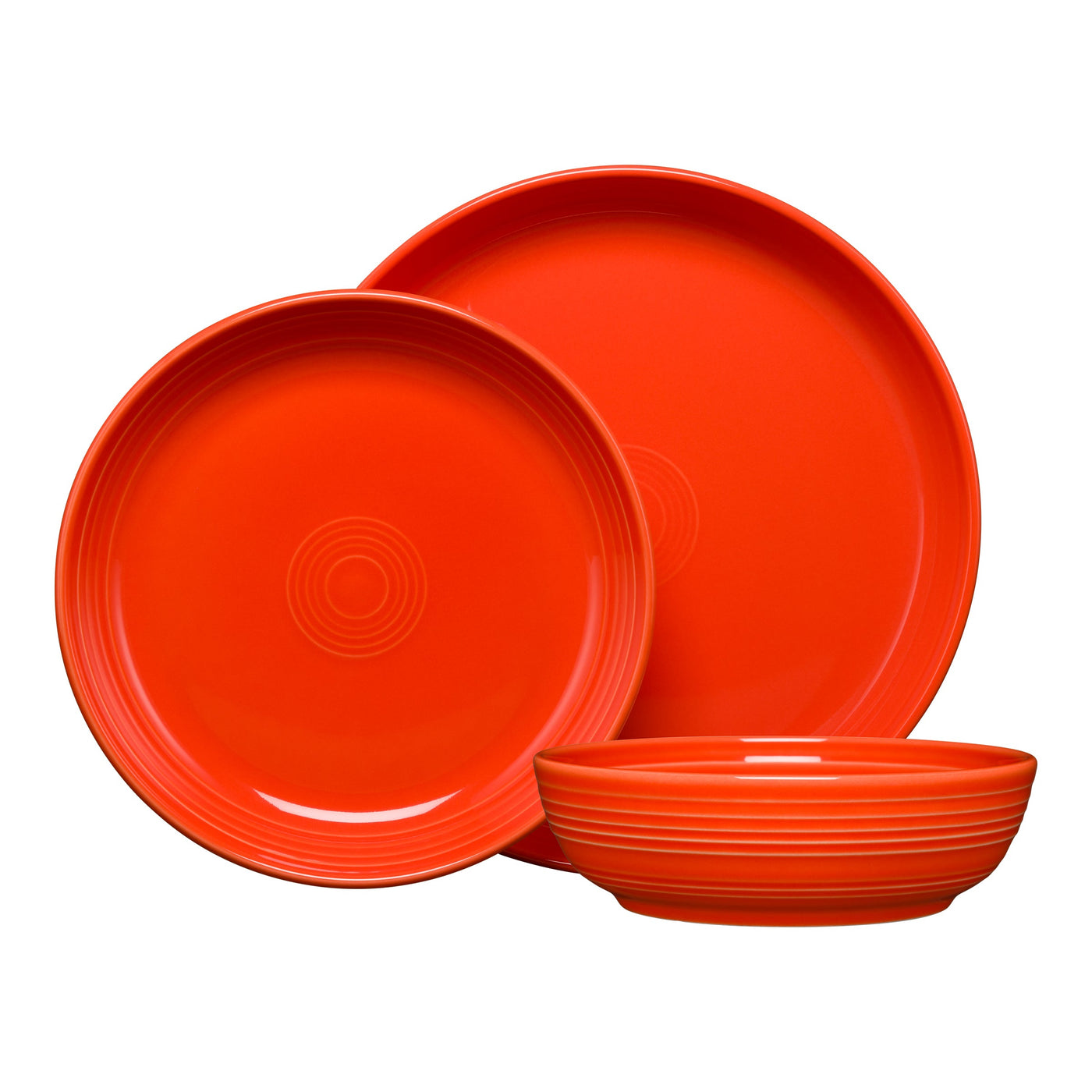 Coupe Bowl 3-Piece Dinnerware Set, Service for 1