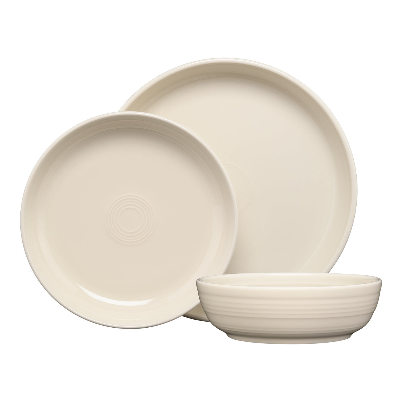 Coupe Bowl 3-Piece Dinnerware Set, Service for 1