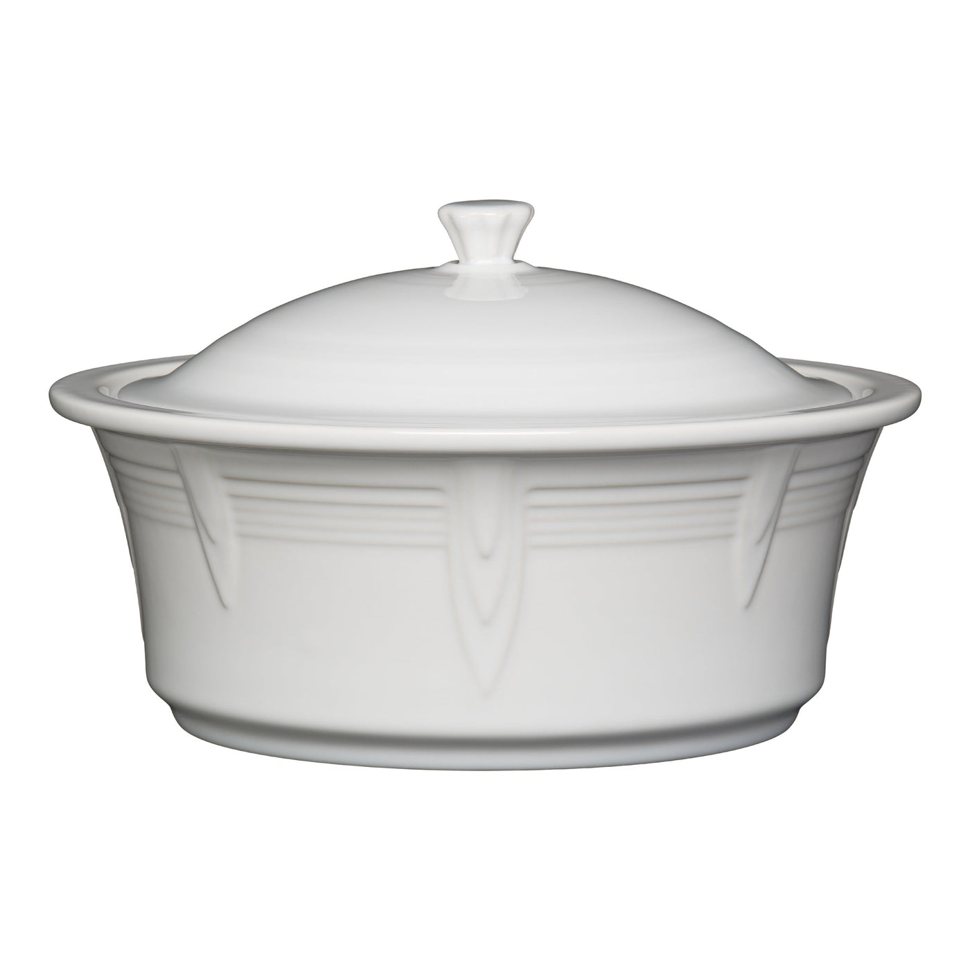 Large 10 Inch Round Covered Casserole 2.8 Quart