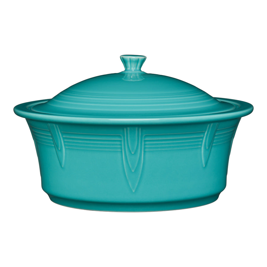 Large 10 Inch Round Covered Casserole 2.8 Quart