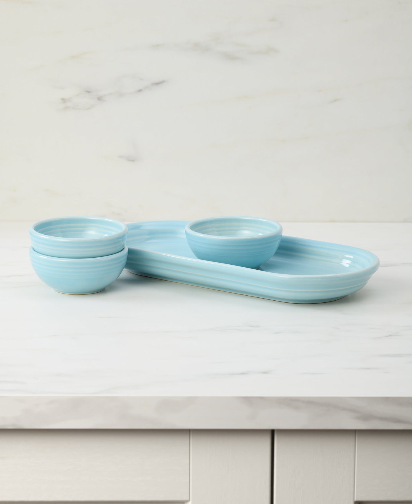 4-Piece Condiment Set Sky