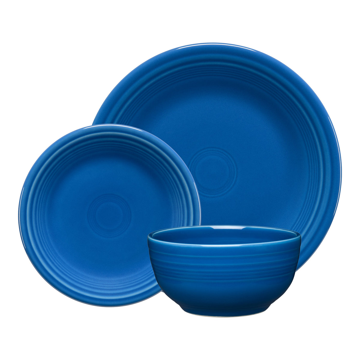 Classic Bistro 3-Piece Dinnerware Set, Service for 1