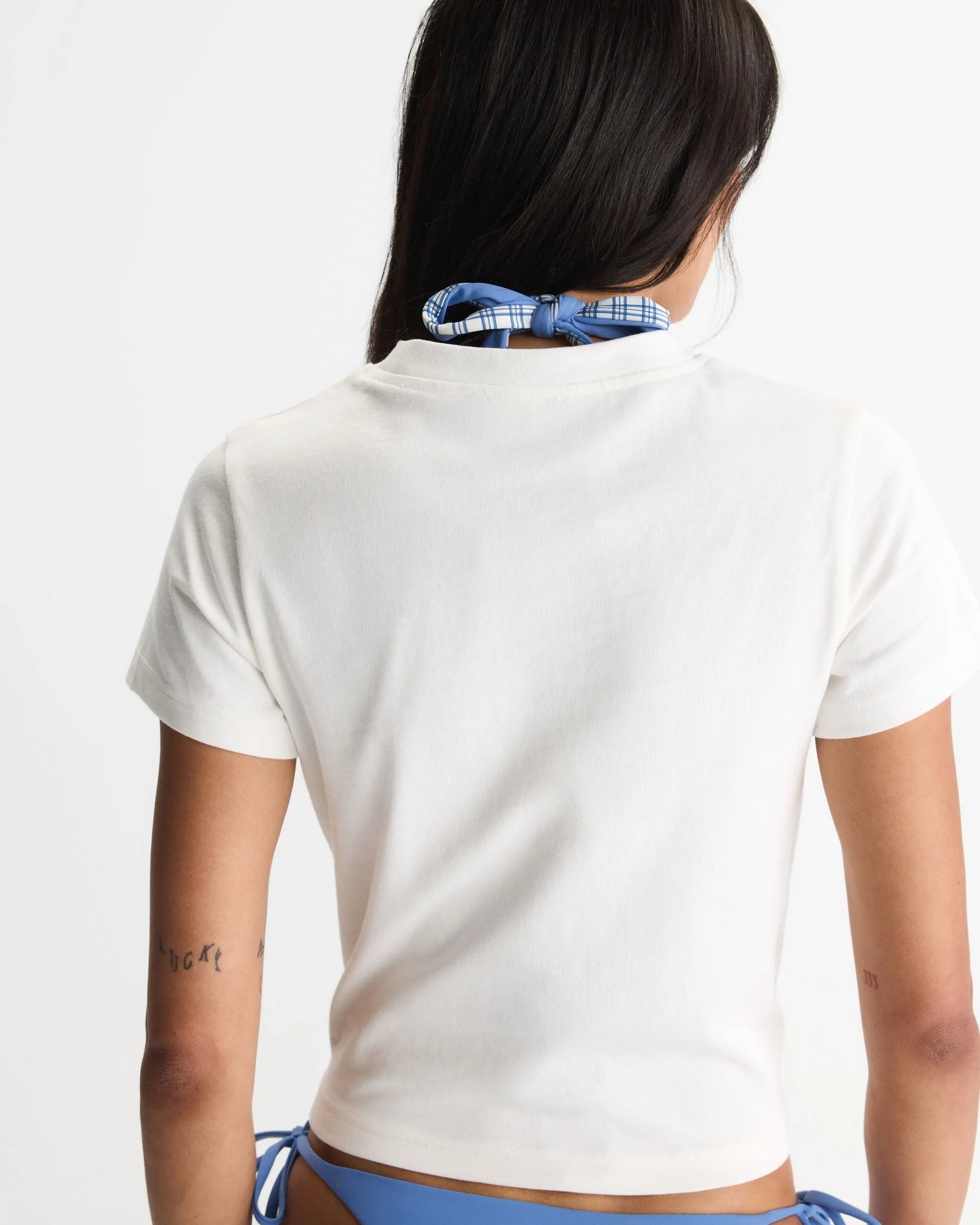 Everyday Active Classic T-shirt - White/Blossom Blue