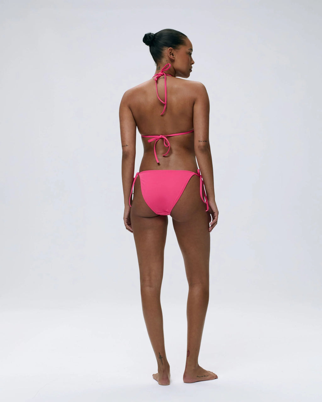 Tie Side Bikini Bottom - Hot Pink